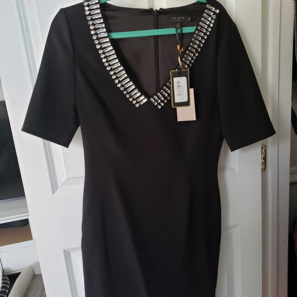 Brand New Ted Baker black gems dress